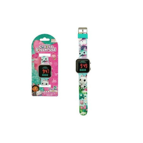 Gabbys Dollhouse GB88358 Reloj Digital LED