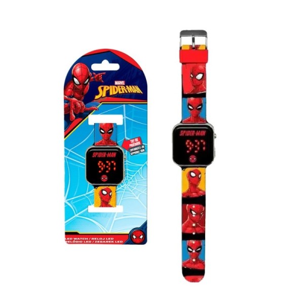 Spiderman Reloj Led Digital-Marvel