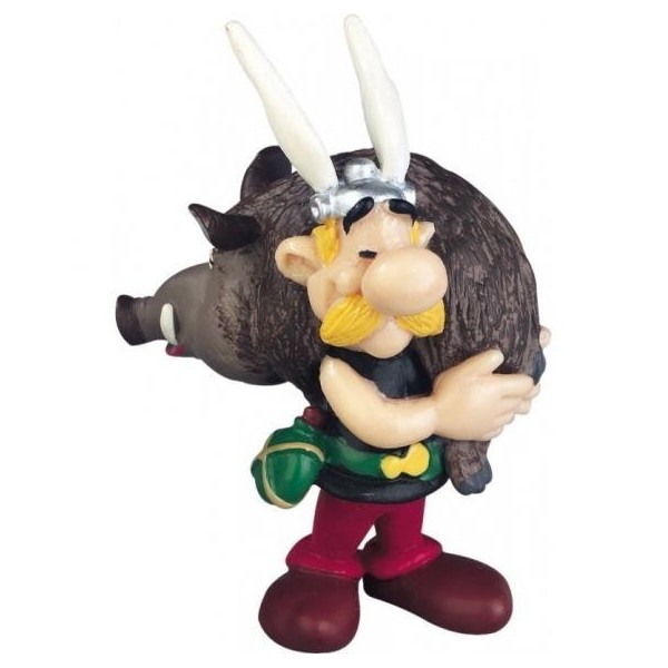 Figura Asterix Con Jabali 6Cm