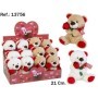Oso Peluche Con Flor 2Modelo 20Cm. En Exp (12)