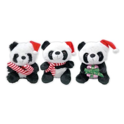Oso Panda Peluche De Navidad 3Modelo 25Cm