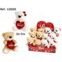 Oso Peluche chico y chica TE QUIERO 20Cm. En Exp. (12)