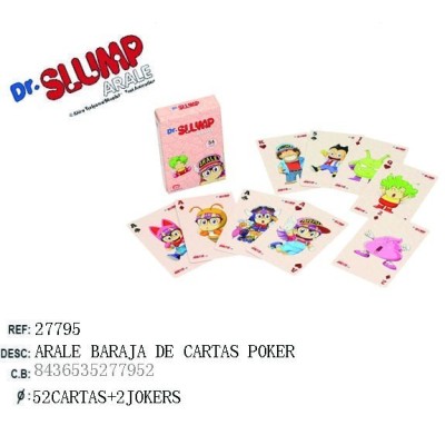 Arale Baraja De Cartas Poker