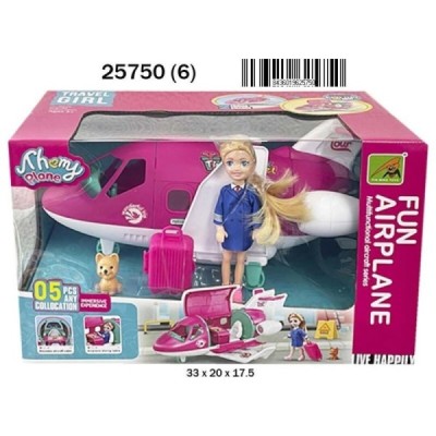 Caja Muñeca Azafata Avion (6)(6)