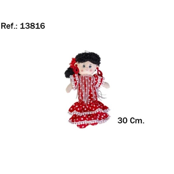 Muñeca de Trapo Flamenco 30cm