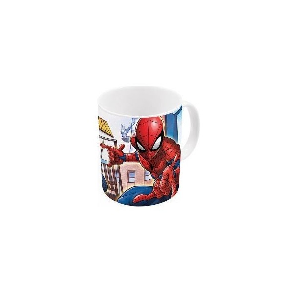Spiderman Taza Ceramica 325ml-avengers