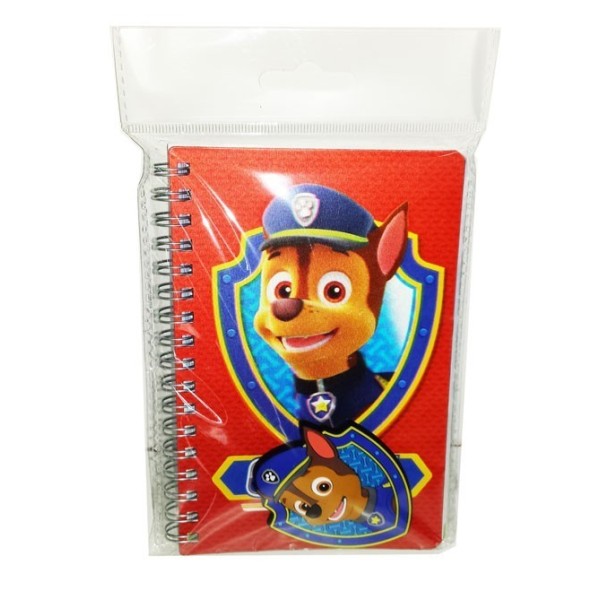 Libreta 3D Paw Patrol Con 1 Pin 4Modelo