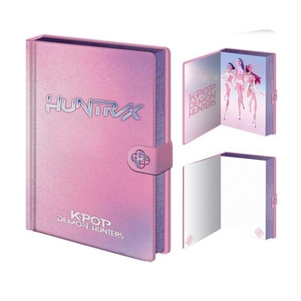 KPOP LIBRETA PEMIUM CON CIERRE A5