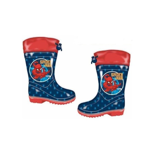 Spiderman Marvel Bota De Agua,Talla 22/24/26/28/30,8430957141617
