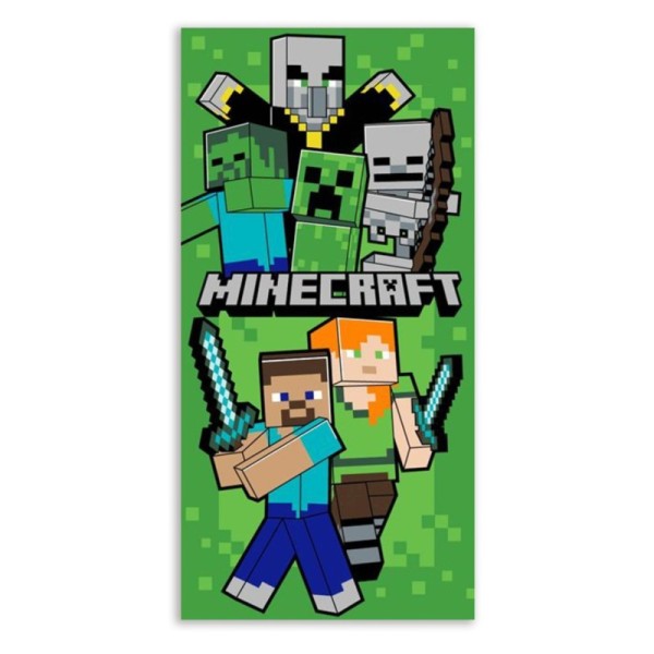 Minecraft Toalla Polyester 70*140Cm