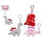 Dinosaurio PS445058 Llavero Peluche 3 modelos 10cm