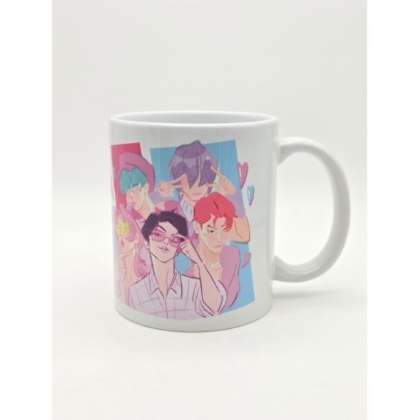 KPOP TAZA CERAMICA 3D 325 ML EN CAJA