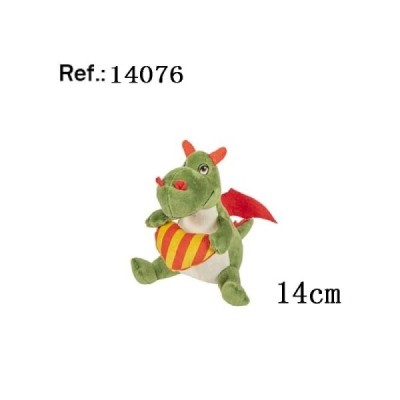 PELUCHE DRAGON CON CORAZON 14CM-SANT JORDI