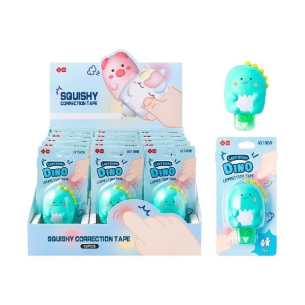 Dino Squishy Correction Tape Exp 15Pcs