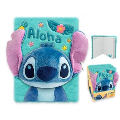 Stitch Diario Con Candado 3D
