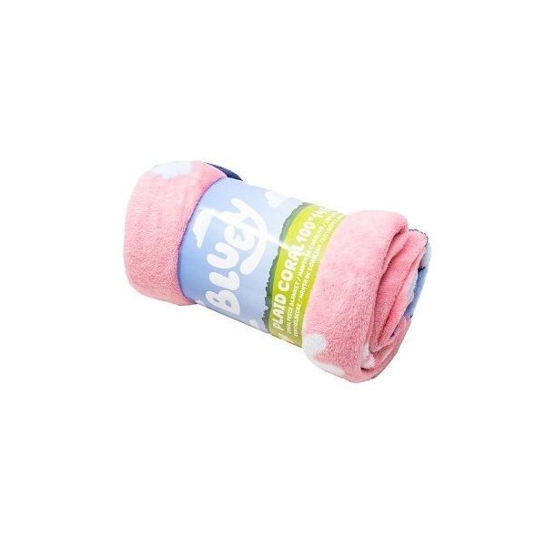 Bluey Rosa Manta Coralina 100X140Cm 