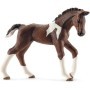 Schleich 13758 Potro Trakehner, marrón y blanco, 9cm