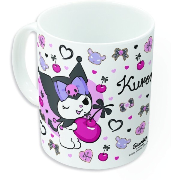 Kuromi Taza Ceramica 325Ml-Hello Kitty