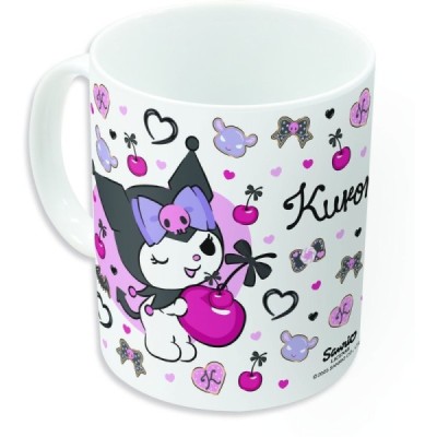 Kuromi Taza Ceramica 325Ml-Hello Kitty