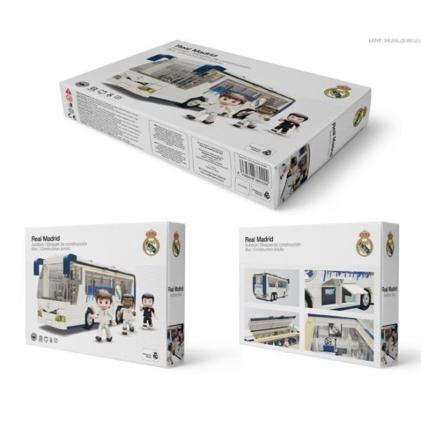 Set Real Madrid autubus 488PZS 30*11*10cm