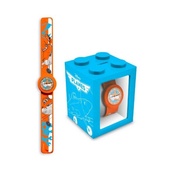 Reloj Analogico Aviones Planes Disney Slap 3 En 1