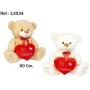 Oso Peluche Con Corazon Te Quiero 2 Colores 60Cm