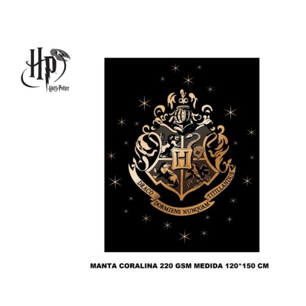 Harry Potter Manta Premium Coralina 120*150Cm