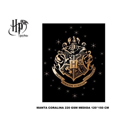 Harry Potter Manta Premium Coralina 120*150Cm