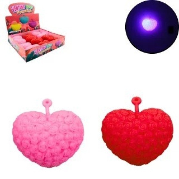 Corazon Con Luz 8Colores 7*9Cm