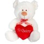 Oso Peluche Blanco Corazon Te Quiero 95Cm 8423143131301