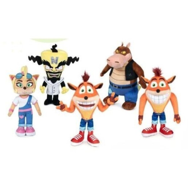 CRASH BANDICOOT PELUCHE 5MODELO SURTIDO 32CM