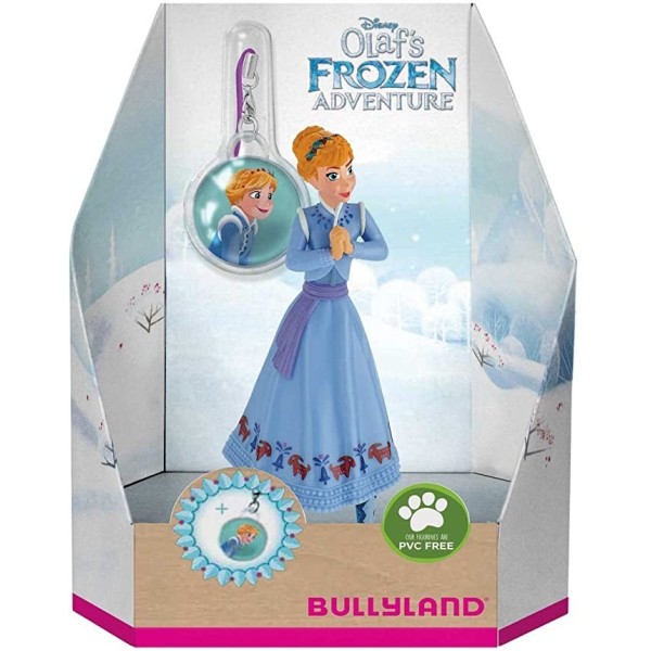 Bullyland 13431 Disney Frozen-Olafs Adventure-Anna - Figura Decorativa, Dise?O Con Dije