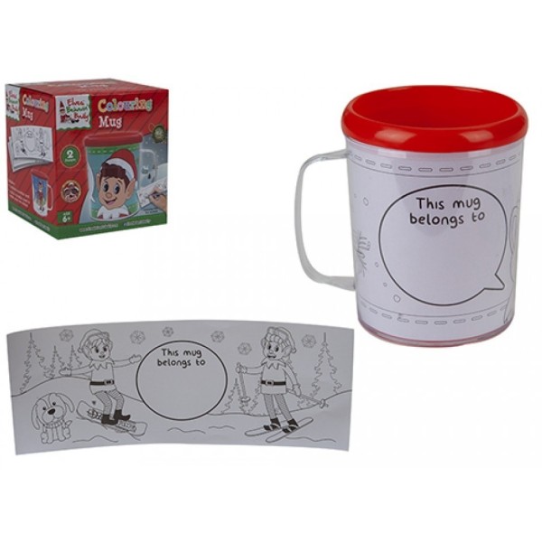 Colorea Tu Propia Taza En Color Box Elf