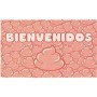 Arale Alfonbra Bienvenidos Con Caca Rosa  40*62Cm