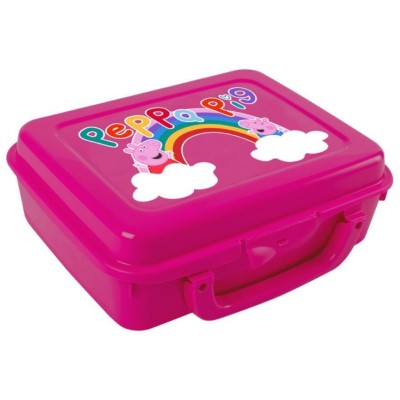 Peppa Pig Sandwichera Con Asa 420 Ml