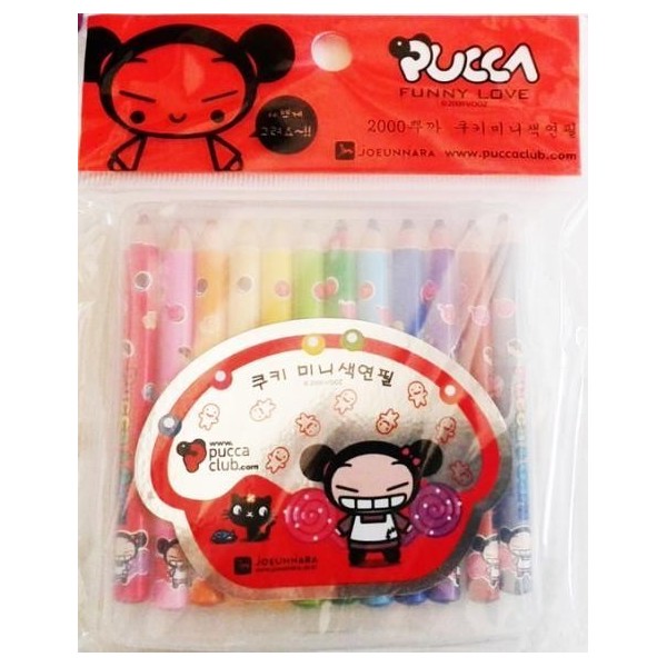 Pucca Set De 12 Colores