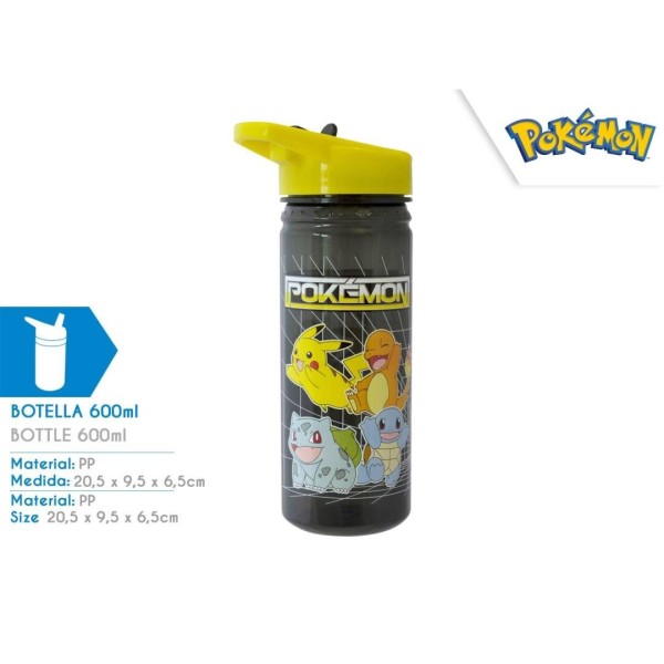 Pokemon Botella Pp Retro 600Ml