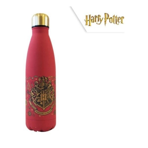 Botella Roja Y Dorada Ss Sw Icono Harry Potter 500Ml