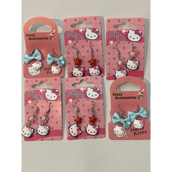 Hello Kitty Pendientes Pk6U