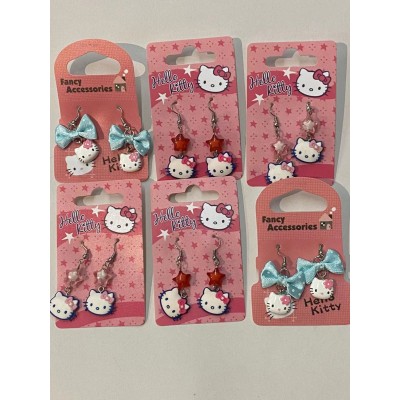 Hello Kitty Pendientes Pk6U