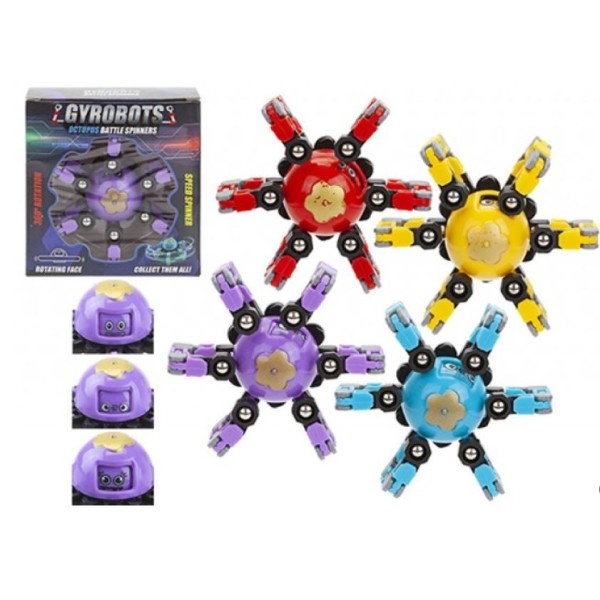 Octopus Gyrobot 4 Assorted Colours