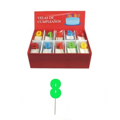 Velas De Cumpleano 8