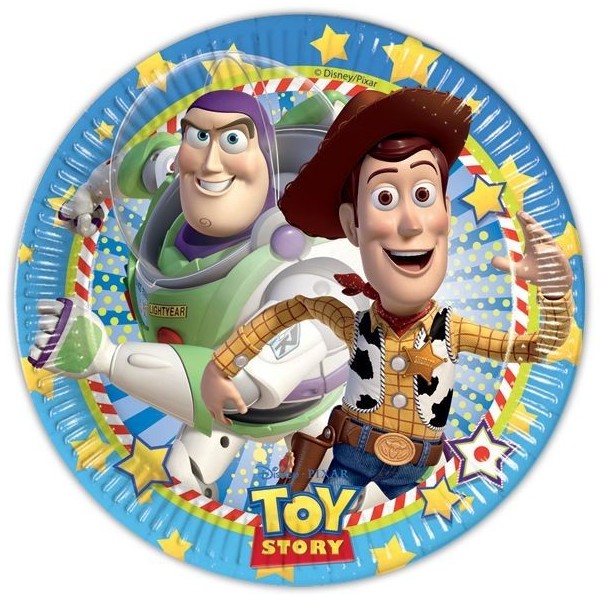 Toy Story Platos Papel 23Cm (8 Uds)