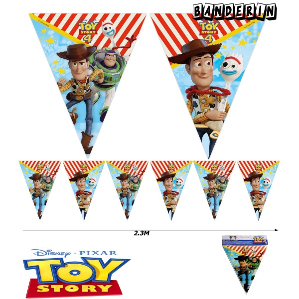 Banderin De Plastico De Toy