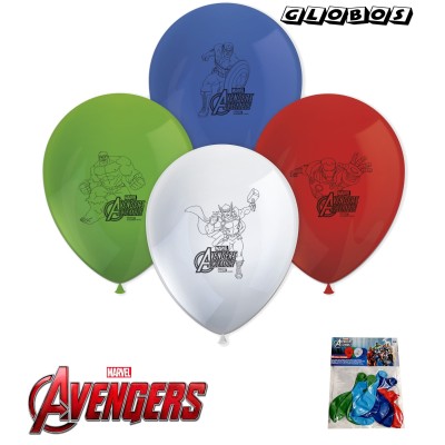 Globos De Avengeres Multiheroes Pk-8Uds
