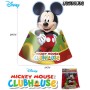 6 Gorros Cono 11X16 Cm.Mickey