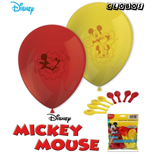 Globos De Playful Mickey  Pk-8Uds