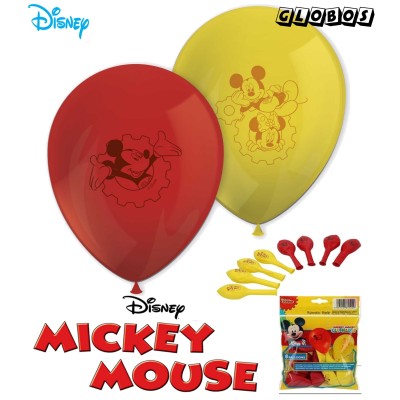 Globos De Playful Mickey  Pk-8Uds