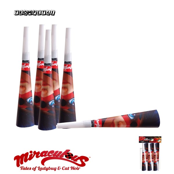 Trompetas De Lady Bug 6Uds