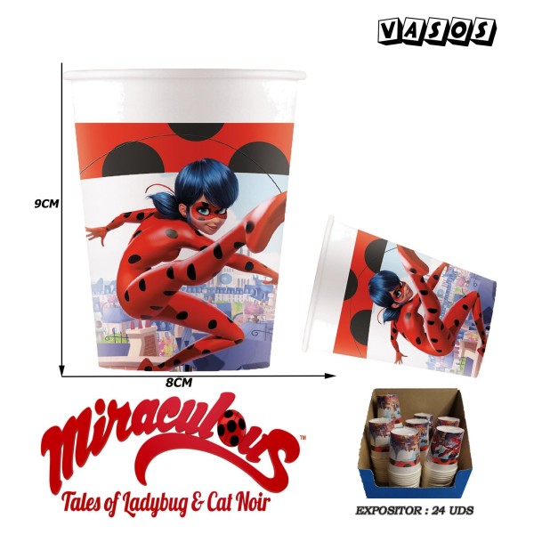 Vaso Papel Lady Bug Fsc 6Uds